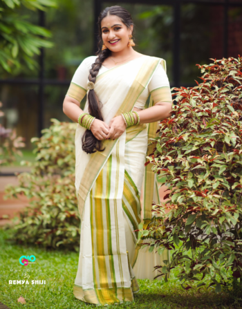 Multi Shade Kasavu Set Mundu