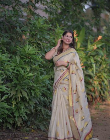 Shiny Louts Tissue Saree