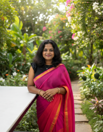 Long Dual Shade Mul Cotton Saree