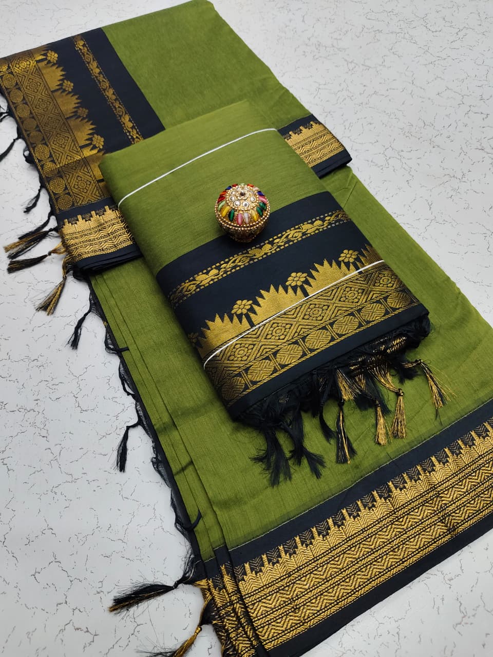 Green Best Saree Raaga Atelier