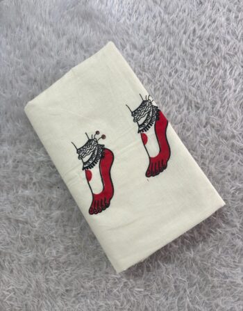 Ghungroo & Alta Design Saree