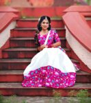 Kalamkari Half Saree