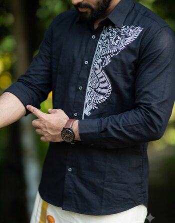 Onam Theme Shirt Half Vector Design